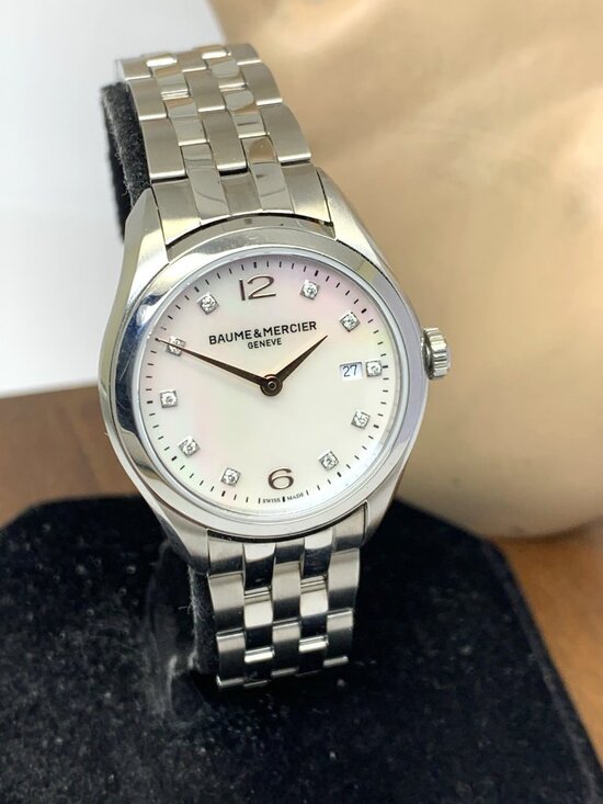 Baume & Mercier Women\'s Watch 10176 Diamond Swiss Quartz Mother of Pearl Dial main image 6